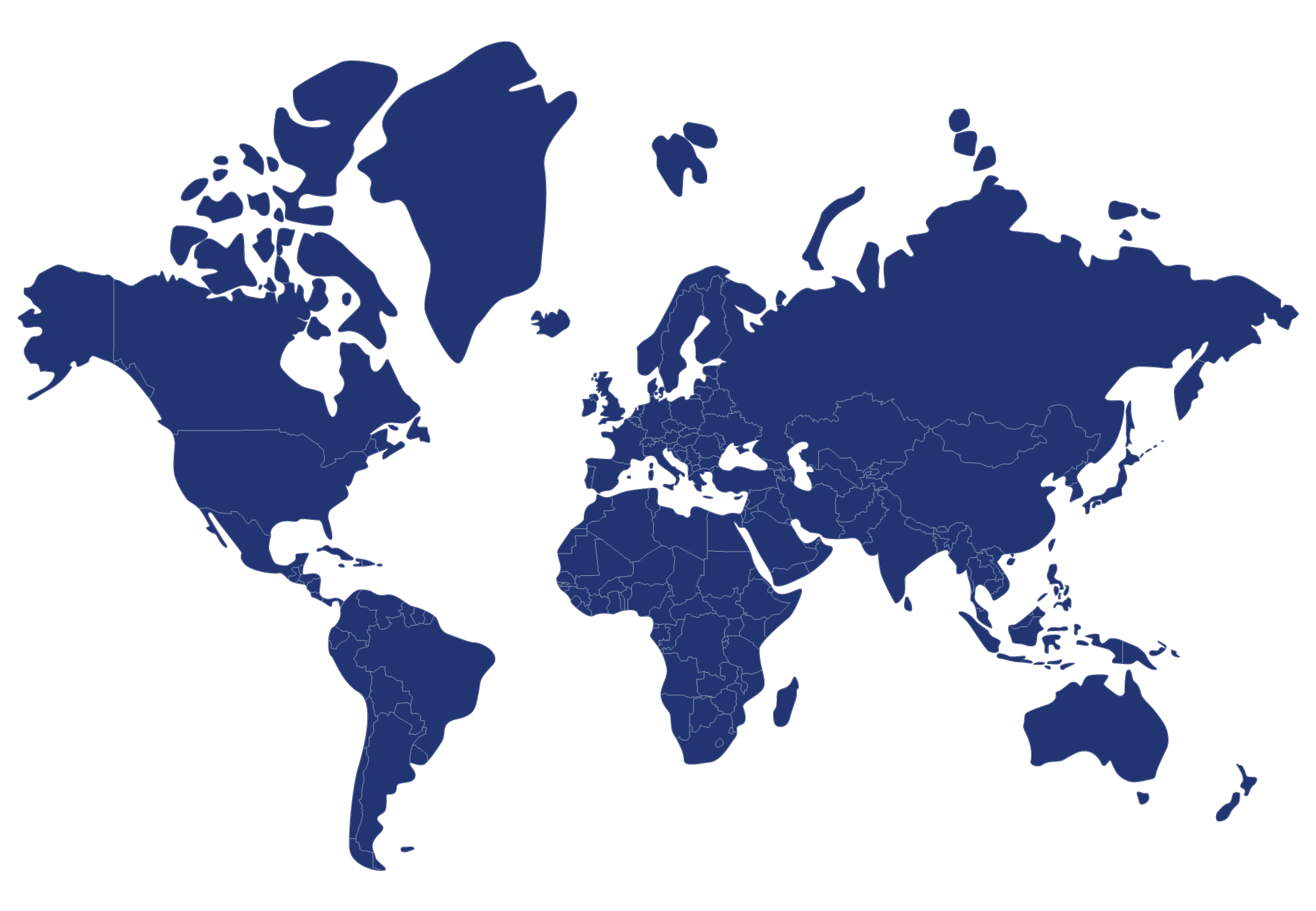 Map of PCC global offices
